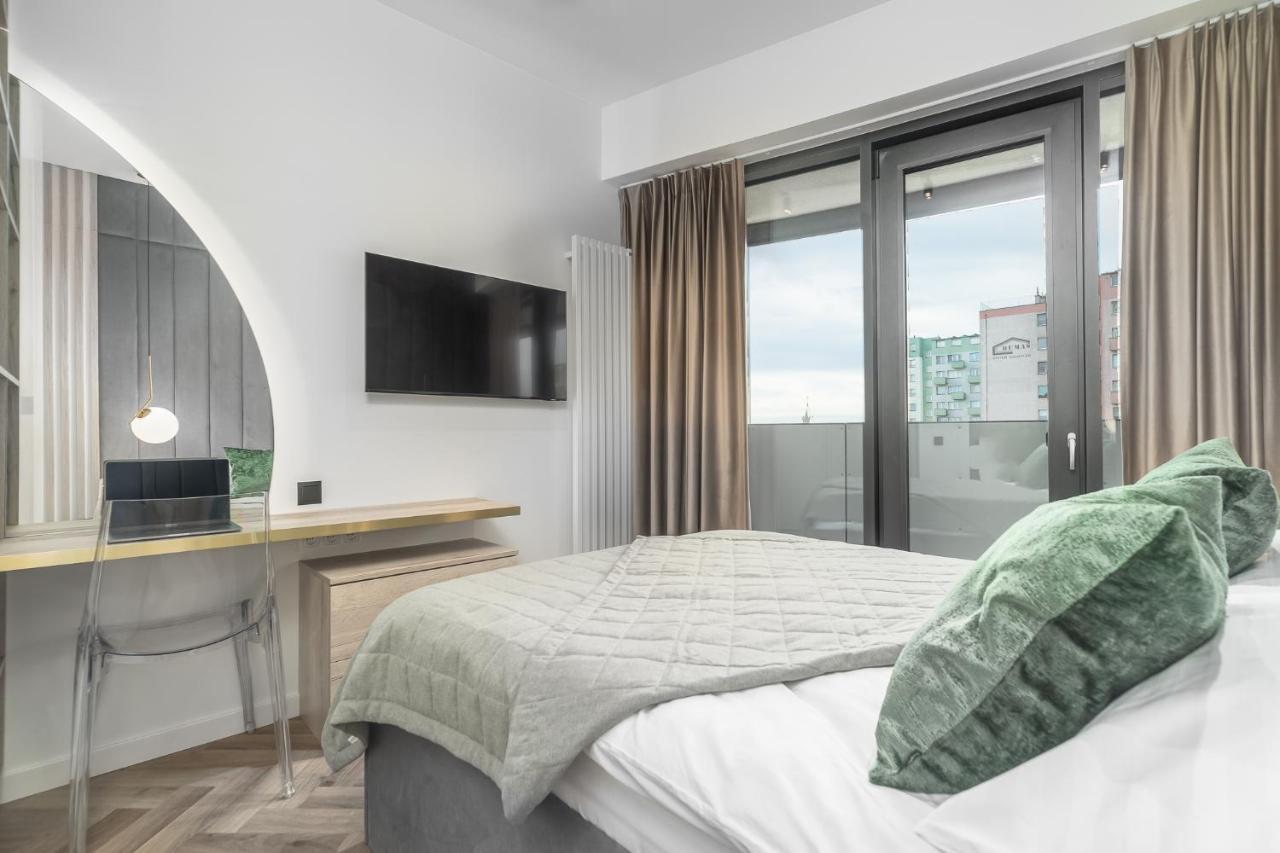 Comfy Apartments 4-5Th Floor Hanza Tower - Sauna & Pool 슈체친 외부 사진